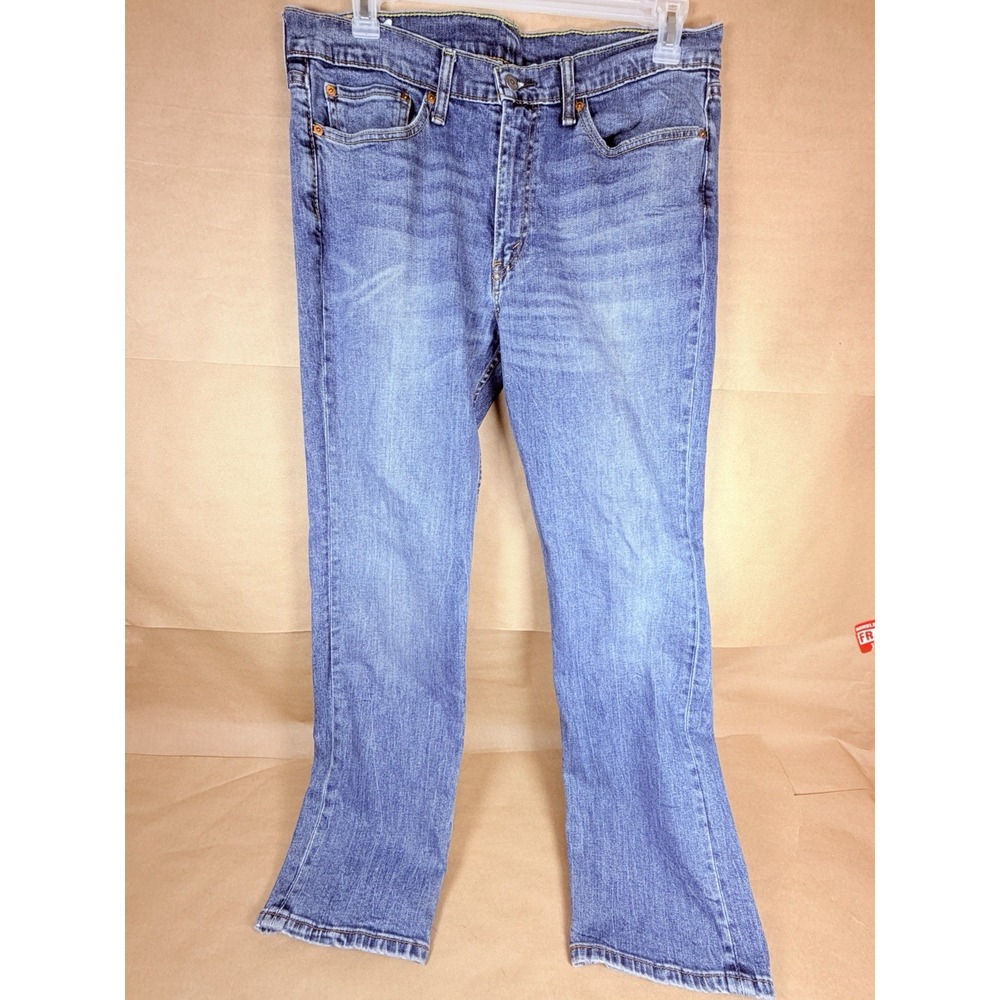 Levis 514 Jeans Mens 36x32 Straight Fit Blue Denim Medium Wash W36 L32